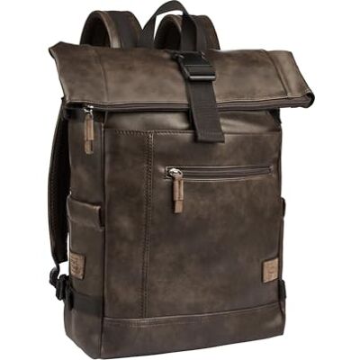 011660 camel active Laos męski plecak Rolltop 21 L brązowy, brązowy, L, klasyczny, Brązowy, L, Klasyczny 011660 camel active Laos męski plecak Rolltop 21 L brązowy, brązowy, L, klasyczny, Brązowy, L, Klasyczny