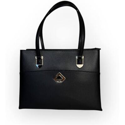 1405896 CROMIA Ladies Bag Mina 2012, plecak, uniseks, czarny, średni, Kolor czarny, M 1405896 CROMIA Ladies Bag Mina 2012, plecak, uniseks, czarny, średni, Kolor czarny, M