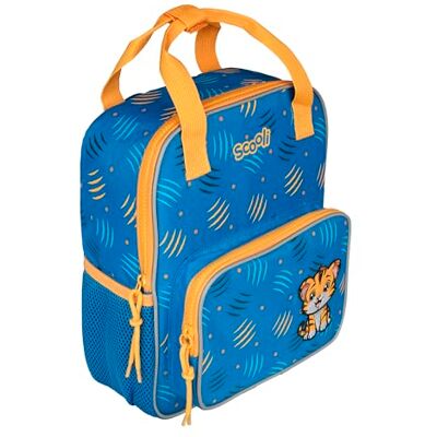 SCND7401 Scooli Mini-me Kiga plecak przedszkolny, niebieski, 24 × 30 × 13 cm SCND7401 Scooli Mini-me Kiga plecak przedszkolny, niebieski, 24 × 30 × 13 cm