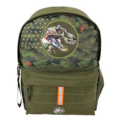 MC60-06JW CyP Brands Jurassic World, plecak młodzieżowy, dostosowany do samochodu, plecak szkolny, materiały szkolne, kolor zielony, oficjalny produkt, Zielony, M MC60-06JW CyP Brands Jurassic World, plecak młodzieżowy, dostosowany do samochodu, plecak szkolny, materiały szkolne, kolor zielony, oficjalny produkt, Zielony, M