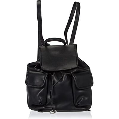 17126626 PIECES Women's PCSISSE plecak damski, czarny, jeden rozmiar 17126626 PIECES Women's PCSISSE plecak damski, czarny, jeden rozmiar