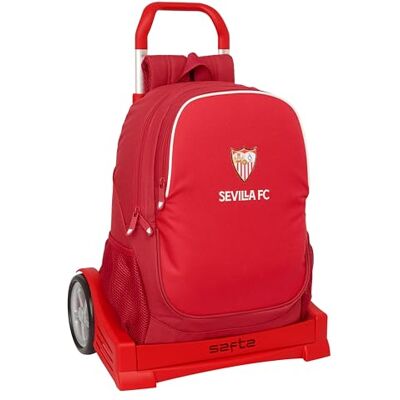 612565860 M860X Safta SEVILLA FC plecak na plecy, ergonomiczny tył z wózkiem Evolution, idealny dla dzieci w różnym wieku, wygodny i wszechstronny, jakość i wytrzymałość, 32 x 14 x 43 cm, Czerwone, M, Casual 612565860 M860X Safta SEVILLA FC plecak na plecy, ergonomiczny tył z wózkiem Evolution, idealny dla dzieci w różnym wieku, wygodny i wszechstronny, jakość i wytrzymałość, 32 x 14 x 43 cm, Czerwone, M, Casual