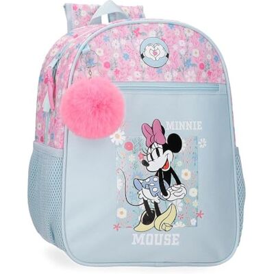 Disney Minnie Happy Jasnoniebieski Poliester Szkolny Plecak Disney Minnie Happy Jasnoniebieski Poliester Szkolny Plecak