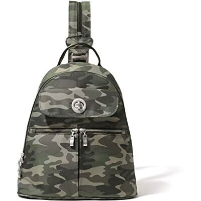 NAP480-B1021 Baggallini Naples Cabrio plecak, Olive Camo, Rozmiar uniwersalny NAP480-B1021 Baggallini Naples Cabrio plecak, Olive Camo, Rozmiar uniwersalny