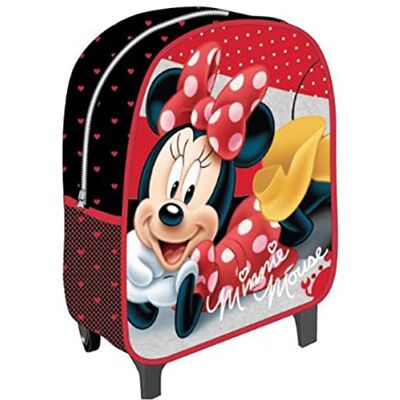 MIN22-1431 S1 Disney Plecak dziewczęcy, Czerwony, Rozmiar uniwersalny MIN22-1431 S1 Disney Plecak dziewczęcy, Czerwony, Rozmiar uniwersalny