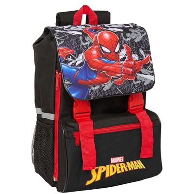M019 642544019 SPIDER-MAN Plecak dziecięcy, rozkładany, łatwy do czyszczenia, idealny dla dzieci w różnym wieku, wygodny i wszechstronny, jakość i wytrzymałość, 28,5 x 15 x 41 cm M019 642544019 SPIDER-MAN Plecak dziecięcy, rozkładany, łatwy do czyszczenia, idealny dla dzieci w różnym wieku, wygodny i wszechstronny, jakość i wytrzymałość, 28,5 x 15 x 41 cm