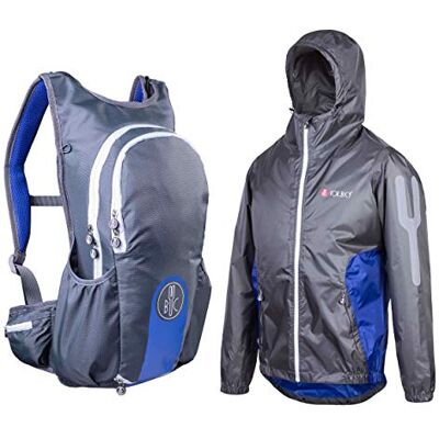 O101075 For.Bicy męski plecak i kurtka JACPACK M, Castelrock/Blue, XXL, O101075 For.Bicy męski plecak i kurtka JACPACK M, Castelrock/Blue, XXL,
