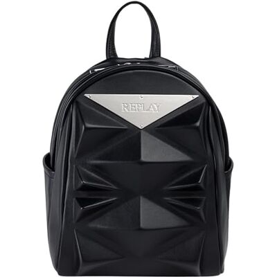 FW3805.000.A0015G REPLAY Damski plecak FW3805, 0098 Black, 0098 Czarny, S FW3805.000.A0015G REPLAY Damski plecak FW3805, 0098 Black, 0098 Czarny, S