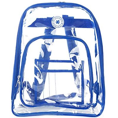 LM213 Super wytrzymały przezroczysty plecak trwały 0,5 mm winyl całkowicie prześwitujący plecak 43 cm przezroczysty plecak szkolny dla ucznia, Czarny, Rozmiar uniwersalny LM213 Super wytrzymały przezroczysty plecak trwały 0,5 mm winyl całkowicie prześwitujący plecak 43 cm przezroczysty plecak szkolny dla ucznia, Czarny, Rozmiar uniwersalny