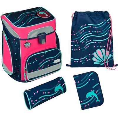DIGB8225 Scooli Easy Fit zestaw tornistrów szkolnych zestaw wieloczęściowy tornister ergonomiczny szkoła podstawowa dla dzieci od 6 lat, Rosa, 36,5 x 33 x 29 cm DIGB8225 Scooli Easy Fit zestaw tornistrów szkolnych zestaw wieloczęściowy tornister ergonomiczny szkoła podstawowa dla dzieci od 6 lat, Rosa, 36,5 x 33 x 29 cm