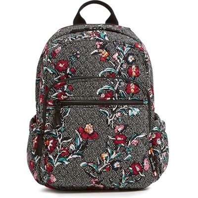 28453-18249 Vera Bradley Damski plecak dżinsowy Campus torba na książki, jeden rozmiar, Byliny Noir Dot, Rozmiar uniwersalny 28453-18249 Vera Bradley Damski plecak dżinsowy Campus torba na książki, jeden rozmiar, Byliny Noir Dot, Rozmiar uniwersalny