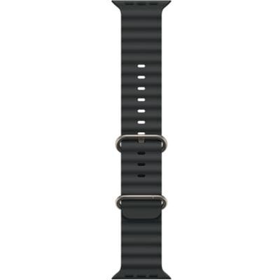 Apple Watch Band Ocean Band 49 mm czarny One Size Apple Watch Band Ocean Band 49 mm czarny One Size