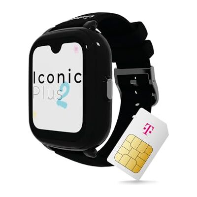 SaveFamily Iconic Plus 2.0 smartwatch dla dzieci, GPS i funkcja telefonu, ochrona danych i aplikacja dla rodziców, długi czas pracy baterii, SOS, wodoszczelny, voucher Amazon po rejestracji (Gotham SaveFamily Iconic Plus 2.0 smartwatch dla dzieci, GPS i funkcja telefonu, ochrona danych i aplikacja dla rodziców, długi czas pracy baterii, SOS, wodoszczelny, voucher Amazon po rejestracji (Gotham