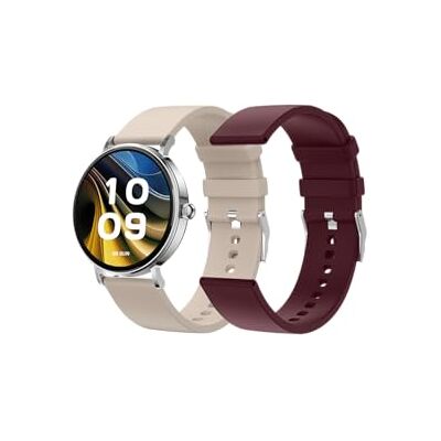 SPC Smartee Duo Velvet – smartwatch 1,32" wyświetlacz AMOLED połączenia Bluetooth 2 bransoletki w kolorze beżowym i granatowym czerwonym 100 dyscyplin sportowych akumulator 7D, bezprzewodowe SPC Smartee Duo Velvet – smartwatch 1,32" wyświetlacz AMOLED połączenia Bluetooth 2 bransoletki w kolorze beżowym i granatowym czerwonym 100 dyscyplin sportowych akumulator 7D, bezprzewodowe