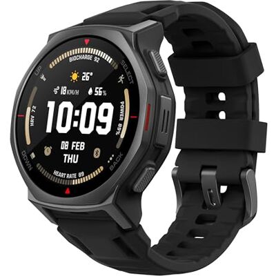 A2548 Amazfit T-Rex 3 Pro Smartwatch Outdoor 44 mm szafirowy wyświetlacz AMOLED, latarka, tytanowa ramka, GPS Dual-Band, mapy offline, do 17 dni pracy baterii, 10 ATM, 180+ trybów sportowych, Czarny A2548 Amazfit T-Rex 3 Pro Smartwatch Outdoor 44 mm szafirowy wyświetlacz AMOLED, latarka, tytanowa ramka, GPS Dual-Band, mapy offline, do 17 dni pracy baterii, 10 ATM, 180+ trybów sportowych, Czarny