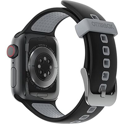 OtterBox All Day Watch Band do Apple Watch 40/41/42mm, Czarne Zamienny, wytrzymały, miękki w dotyku silikonowy pasek do zegarka Apple Watch OtterBox All Day Watch Band do Apple Watch 40/41/42mm, Czarne Zamienny, wytrzymały, miękki w dotyku silikonowy pasek do zegarka Apple Watch