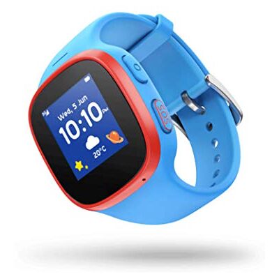 Vodafone V-Kids Watch firmy (niebieski) – smartwatch z lokalizatorem GPS i przyciskiem alarmowym SOS Vodafone V-Kids Watch firmy (niebieski) – smartwatch z lokalizatorem GPS i przyciskiem alarmowym SOS