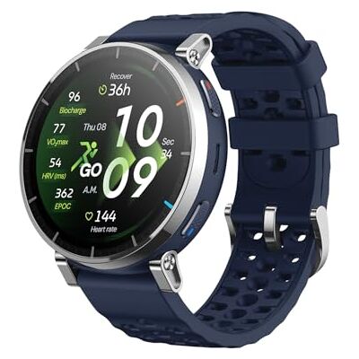 A2558 Amazfit Active 3 Premium 45mm GPS Smartwatch do biegania, AMOLED 1,32” szkło szafirowe, Bateria do 12 dni, 4GB, NFC, Mapy offline, 170+ trybów, 5 ATM, Pulsometr i tracker fitness dla Android i iPhone A2558 Amazfit Active 3 Premium 45mm GPS Smartwatch do biegania, AMOLED 1,32” szkło szafirowe, Bateria do 12 dni, 4GB, NFC, Mapy offline, 170+ trybów, 5 ATM, Pulsometr i tracker fitness dla Android i iPhone