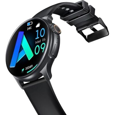 Emporia Watch Joy, smartwatch dla mężczyzn i kobiet, zegarek fitness, zegarek sportowy, dla seniorów, funkcja telefonu, Bluetooth, budzik, czarny Emporia Watch Joy, smartwatch dla mężczyzn i kobiet, zegarek fitness, zegarek sportowy, dla seniorów, funkcja telefonu, Bluetooth, budzik, czarny