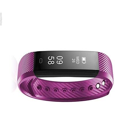 Monkeylectric Unisex smartwatch FitM-Fitness, Midnight fioletowy, jeden rozmiar Monkeylectric Unisex smartwatch FitM-Fitness, Midnight fioletowy, jeden rozmiar