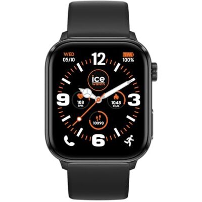 ICE-WATCH ICE smart 3.0 Black 1.78 AMOLED GPS Connected watch prostokątny czarny z silikonowym paskiem 024299 (1.78 cala) ICE-WATCH ICE smart 3.0 Black 1.78 AMOLED GPS Connected watch prostokątny czarny z silikonowym paskiem 024299 (1.78 cala)