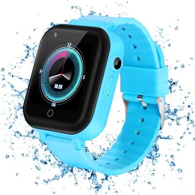 LiveGo Inteligentny zegarek dla dzieci, podnoszony wodoodporny bezpieczny smartwatch 4G, z GPS Tracker, kamera SOS, WiFi, dla dzieci, studentów, na urodziny, (T16 niebieski) LiveGo Inteligentny zegarek dla dzieci, podnoszony wodoodporny bezpieczny smartwatch 4G, z GPS Tracker, kamera SOS, WiFi, dla dzieci, studentów, na urodziny, (T16 niebieski)