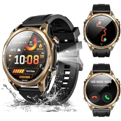 ANYWISEW1 DOOGEE Anywise W1 GPS Smart Watches dla mężczyzn, 6 pozycjonowania satelitarnego, wodoodporny tracker fitness 50 m, męski smartwatch AI 3.0 cm do telefonu z systemem Android/iPhone, odbieranie ANYWISEW1 DOOGEE Anywise W1 GPS Smart Watches dla mężczyzn, 6 pozycjonowania satelitarnego, wodoodporny tracker fitness 50 m, męski smartwatch AI 3.0 cm do telefonu z systemem Android/iPhone, odbieranie