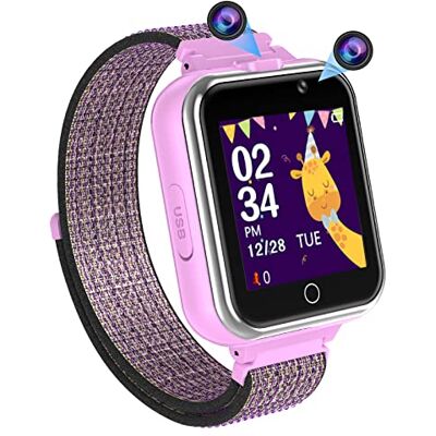 PTHTECHUS Smartwatch dziecięcy telefon, 1,54", 24 gry, krokomierz, MP3, muzyka, kamera, latarka, dla chłopców i dziewczynek, prezent PTHTECHUS Smartwatch dziecięcy telefon, 1,54", 24 gry, krokomierz, MP3, muzyka, kamera, latarka, dla chłopców i dziewczynek, prezent