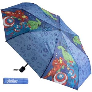 AVHA7210 Undercover składany parasol Marvel Avengers parasol kieszonkowy z pokrowcem ochronnym średnica 94 cm lekki i idealny do dziecięcych rączek AVHA7210 Undercover składany parasol Marvel Avengers parasol kieszonkowy z pokrowcem ochronnym średnica 94 cm lekki i idealny do dziecięcych rączek