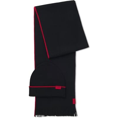50517757 BOSS Zaschel Set, szalik, Black1, Jeden rozmiar, Black1, rozmiar uniwersalny 50517757 BOSS Zaschel Set, szalik, Black1, Jeden rozmiar, Black1, rozmiar uniwersalny