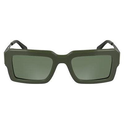 CKJ25606S Calvin Klein Jeans Unisex Adult Sunglasses Green with Solid Khaki Lens CKJ25606S Calvin Klein Jeans Unisex Adult Sunglasses Green with Solid Khaki Lens