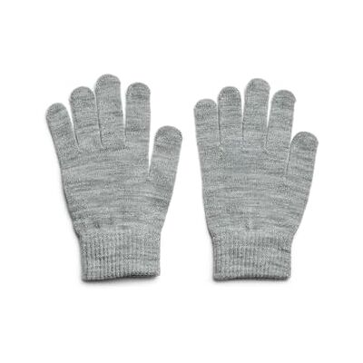 17085313 PCRUBI Smart GLOVES, Light Grey Melange/Aop:silver Lurex, Rozmiar Uniwersalny 17085313 PCRUBI Smart GLOVES, Light Grey Melange/Aop:silver Lurex, Rozmiar Uniwersalny