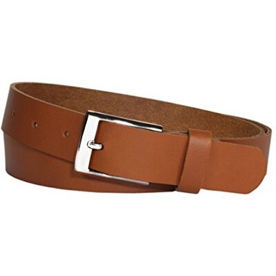 C9-SL-Cognac-9585 Vascavi Pasek skórzany z prawdziwej skóry, 3 cm szerokości i ok. 0,25 cm grubości, pasek, pas biodrowy, pasek dżinsowy, Made in Germany, koniak, 85 cm Łącznie Długość 95 cm C9-SL-Cognac-9585 Vascavi Pasek skórzany z prawdziwej skóry, 3 cm szerokości i ok. 0,25 cm grubości, pasek, pas biodrowy, pasek dżinsowy, Made in Germany, koniak, 85 cm Łącznie Długość 95 cm