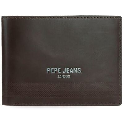 7134243 Pepe Jeans Deep Portfel z portmonetką Brązowy 12,5x9,5x1 cm Skóra by Joumma Bags, Brązowy brązowy, Talla única, Portfel z portfelem 7134243 Pepe Jeans Deep Portfel z portmonetką Brązowy 12,5x9,5x1 cm Skóra by Joumma Bags, Brązowy brązowy, Talla única, Portfel z portfelem