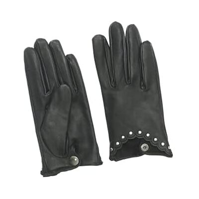 STUD GLOVE-001 Alice Hannah Rękawica damska, czarna, M (rozmiar: M/L), Czarny, M-L STUD GLOVE-001 Alice Hannah Rękawica damska, czarna, M (rozmiar: M/L), Czarny, M-L