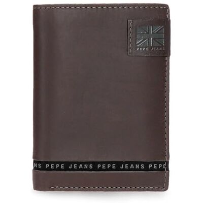 7182042 Pepe Jeans Portfel pionowy z portfelem brązowy 8,5x11,5x1 cm Skóra by Joumma Bags, Brązowy brązowy, Talla única, Pionowy portfel z portfelem 7182042 Pepe Jeans Portfel pionowy z portfelem brązowy 8,5x11,5x1 cm Skóra by Joumma Bags, Brązowy brązowy, Talla única, Pionowy portfel z portfelem