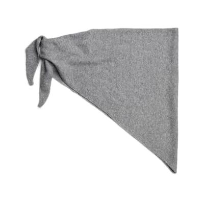 17152289 PIECES Pcfortuna Triangle Scarf Bc, Medium Grey Melange, jeden rozmiar 17152289 PIECES Pcfortuna Triangle Scarf Bc, Medium Grey Melange, jeden rozmiar