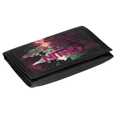 1131-878000 Nitro Portfel, portfel, portfel, portmonetka, Czarny (Negro Rose), 10x14x1cm, Portfel na monety 1131-878000 Nitro Portfel, portfel, portfel, portmonetka, Czarny (Negro Rose), 10x14x1cm, Portfel na monety