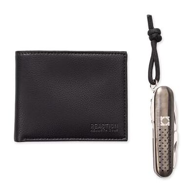 41KC250009-001-1NSIZ Kenneth Cole Reaction Męski minimalistyczny portfel Slimfold z zestawem wielofunkcyjnym, czarny, jeden rozmiar, czarny, jeden rozmiar 41KC250009-001-1NSIZ Kenneth Cole Reaction Męski minimalistyczny portfel Slimfold z zestawem wielofunkcyjnym, czarny, jeden rozmiar, czarny, jeden rozmiar