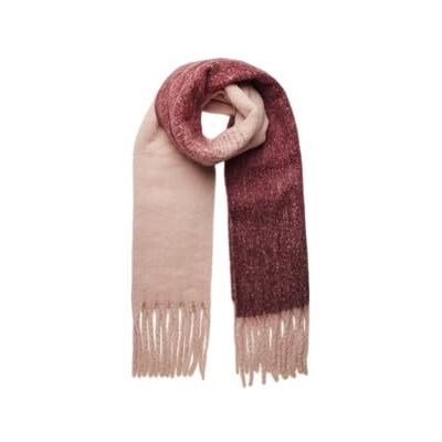 17105951 PIECES Pcbea Long Scarf Noos Bc, Tawny Port/Szczegóły: OMBRE, jeden rozmiar 17105951 PIECES Pcbea Long Scarf Noos Bc, Tawny Port/Szczegóły: OMBRE, jeden rozmiar