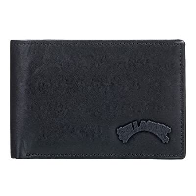 EBYAA00107-blk BILLABONG Arch skórzany portfel, akcesoria podróżne etui na paszport męskie, czarny, Taille unique EBYAA00107-blk BILLABONG Arch skórzany portfel, akcesoria podróżne etui na paszport męskie, czarny, Taille unique