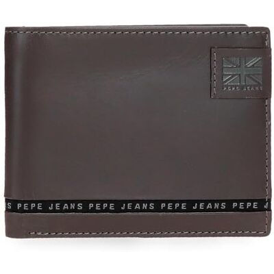 7187142 Pepe Jeans Pasek poziomy portfel z portmonetką brązowy 11x8x1 cm Skóra by Joumma Bags, Brązowy brązowy, Talla única, Poziomy portfel z portfelem 7187142 Pepe Jeans Pasek poziomy portfel z portmonetką brązowy 11x8x1 cm Skóra by Joumma Bags, Brązowy brązowy, Talla única, Poziomy portfel z portfelem