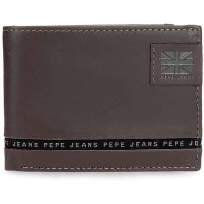7183142 Pepe Jeans Pasek poziomy portfel z portmonetką brązowy 11x8x1 cm Skóra by Joumma Bags, Brązowy brązowy, Talla única, Poziomy portfel z portfelem 7183142 Pepe Jeans Pasek poziomy portfel z portmonetką brązowy 11x8x1 cm Skóra by Joumma Bags, Brązowy brązowy, Talla única, Poziomy portfel z portfelem