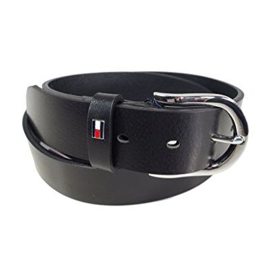 WW0WW11590-017 Tommy Hilfiger Pasek damski, Czarny (Masters Black), 80 WW0WW11590-017 Tommy Hilfiger Pasek damski, Czarny (Masters Black), 80