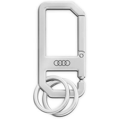 3182400500 Audi breloczek do kluczy, karabińczyk, metalowy wisiorek, kółko na klucze, kółko na klucze, logo, srebrny, srebro, Nowoczesny 3182400500 Audi breloczek do kluczy, karabińczyk, metalowy wisiorek, kółko na klucze, kółko na klucze, logo, srebrny, srebro, Nowoczesny