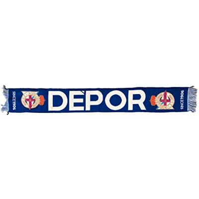 0606707107662 Real Club Deportivo de La Coruña Unisex Depor Since 1906 szal, niebieski, 130x20, niebieski 0606707107662 Real Club Deportivo de La Coruña Unisex Depor Since 1906 szal, niebieski, 130x20, niebieski