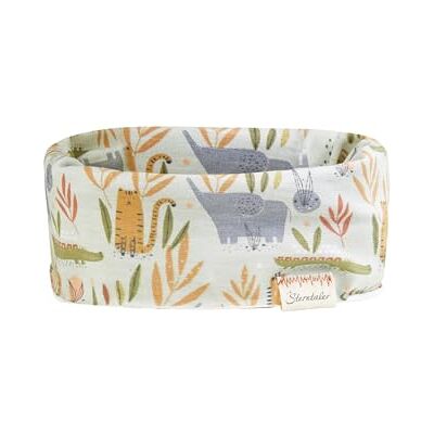 1222503 Sterntaler Unisex Baby komin z nadrukiem safari, zwierzęta, modny szal, zielony lodowy, 1 1222503 Sterntaler Unisex Baby komin z nadrukiem safari, zwierzęta, modny szal, zielony lodowy, 1