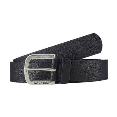 12169057 JACK&JONES PLUS Jacharry Belt PLS męski pasek, czarny, 135, czarny, 135 12169057 JACK&JONES PLUS Jacharry Belt PLS męski pasek, czarny, 135, czarny, 135