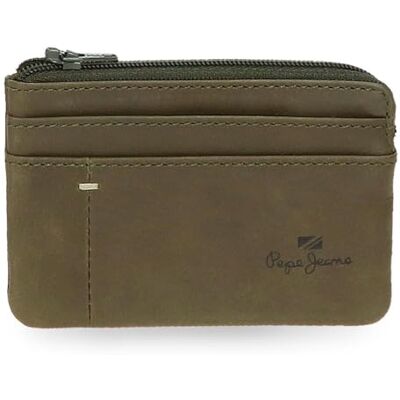 7840134 Pepe Jeans Staple Portfel z uchwytem na karty Zielony 11x7x1,5 cm Skóra by Joumma Bags, Zielony, Talla única, Portfel na karty 7840134 Pepe Jeans Staple Portfel z uchwytem na karty Zielony 11x7x1,5 cm Skóra by Joumma Bags, Zielony, Talla única, Portfel na karty