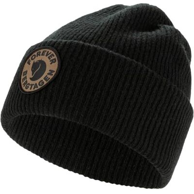 F13100187 Fjällräven Czapka uniseks Bergtagen Forever Wool, czarna, One Size, czarny, Rozmiar uniwersalny F13100187 Fjällräven Czapka uniseks Bergtagen Forever Wool, czarna, One Size, czarny, Rozmiar uniwersalny